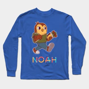 School Enrollment Owl Noah Long Sleeve T-Shirt